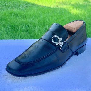 Salvatore Ferragamo Bramante Loafer Slip On Nero